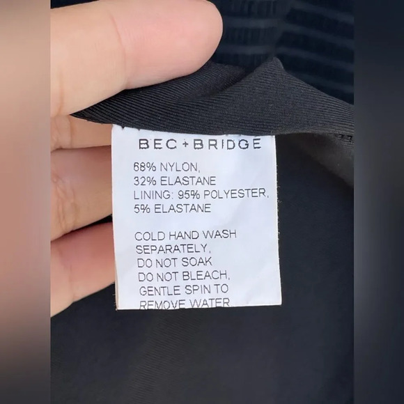 BEC&BRIDGE Ophelia mini dress in black size 4 - Picture 9 of 13